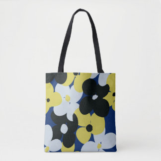 Tela Bolso tote de moda | Bouquet Azul by AdzSpirit