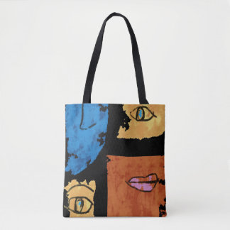 Tela Bolso tote de moda | La Cara por AdzSpirit