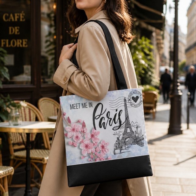 Tela Bolso tote de Nos vemos en París (Subido por el creador)