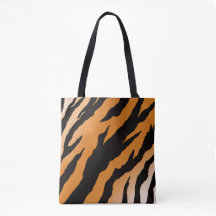 Bolso Tote de Rayas de Tigre