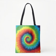 Bolso tote de tye dye