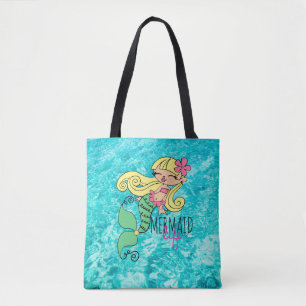 Tela Bolso Tote de Vida de Sirena BL