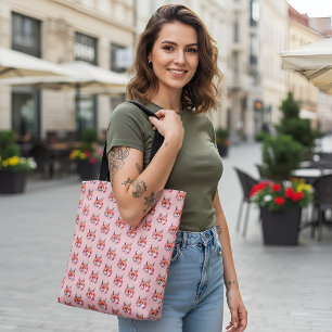 Tela Bolso Tote de Zorro