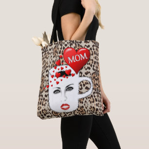 Tela Bolso tote Día de la Madre