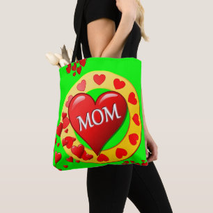 Tela Bolso tote Día de la Madre