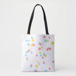Tela Bolso Tote Floral Artístico de Flor Abstracta