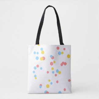 Tela Bolso Tote Floral Artístico de Flor Abstracta