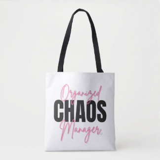 Tela Bolso tote Gestor de Caos Organizado