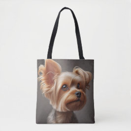 Tela Bolso Tote Imagen de Perro Pequeño
