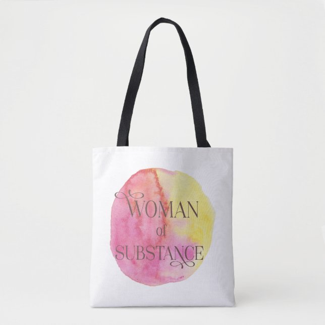 Tela Bolso tote Mujer de Sustancia (Anverso)