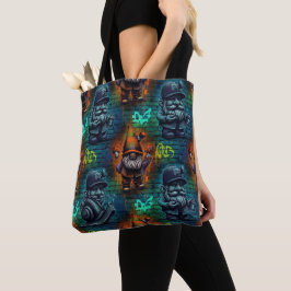 Tela Bolso Tote Temático de Gnome