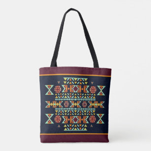 Tela Bolso Tote Tribal Caprichoso de Isla