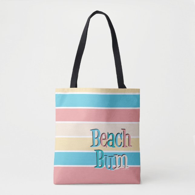 Tela Bolso Tote Vagabundo de Playa (Anverso)