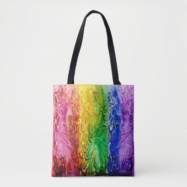 Tela Bolso Tote Venus de Arcoíris (Anverso)