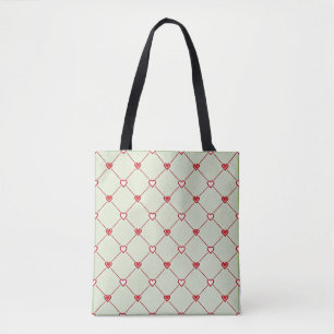 Tela Bolso Totem Corazón Rojo de San Valentín