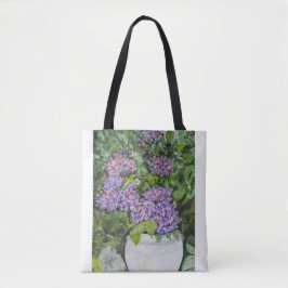 Tela Bolso Totem Flor de Hortensia