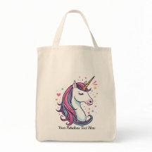 Bolso Totte de Unicornio Personalizable con Colore