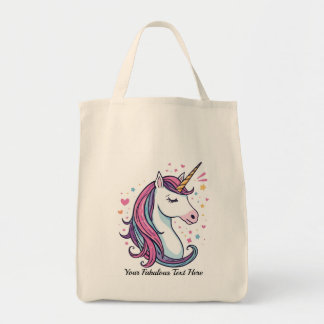 Tela Bolso Totte de Unicornio Personalizable con Colore