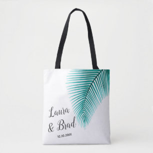 Tela Bolso tropical del regalo del tote de la recepción