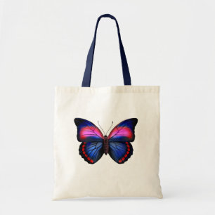 Tela Bolso tropical exótico de la mariposa