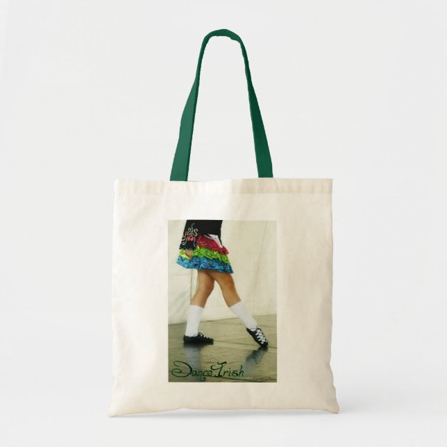 Tela Bolso verde irlandés de la danza (Frente)