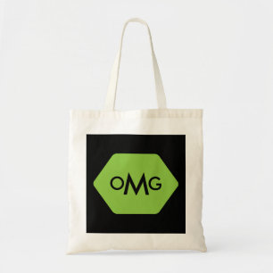 Tela Bolso verde negro monograma de 3 letras personaliz