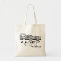 Bolso viejo histórico de la ciudad de St Augustine