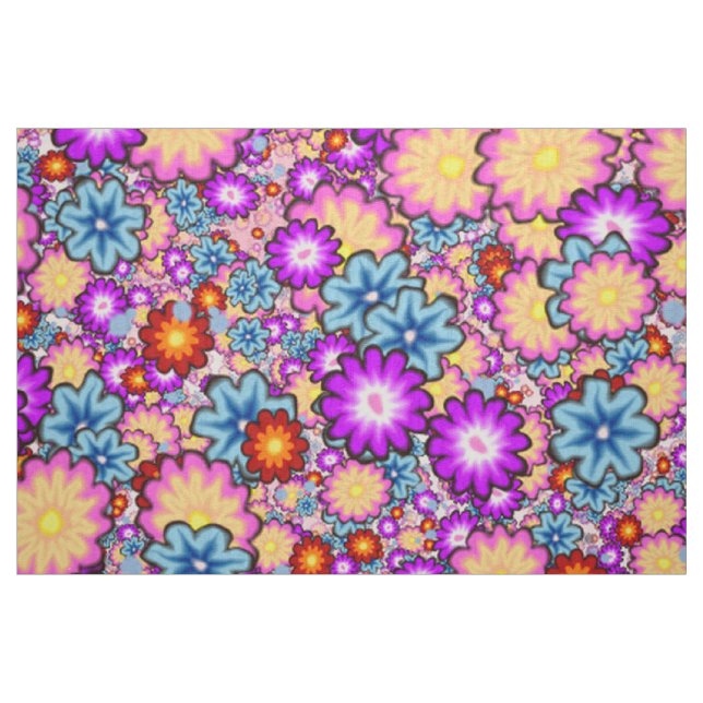 Tela bomba de flores1 ("Cuarto gordo" (fat quarter))