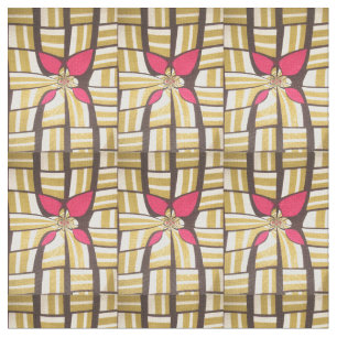 Tela Bonito café Brown Spates Diseño de impresión afric