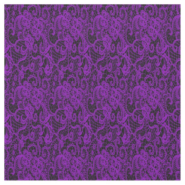 Tela Bonito Delicada Purple Lace (De cerca)