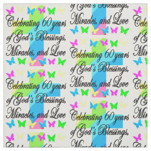 TELA BONITO FABRICANTE DE CUMPLEAÑOS 60 CRISTIANO