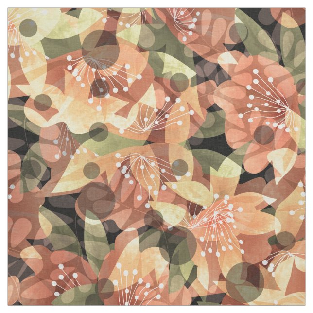 Tela Bonito fondo floral, elegante, otoño (Retal)