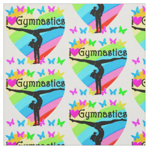 TELA BONITO ME ENCANTA EL DISEÑO DE GIMNASTICS RAINBOW