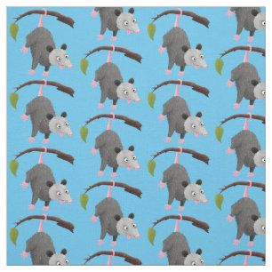Tela Bonito opossum colgando de un personalizado de suc