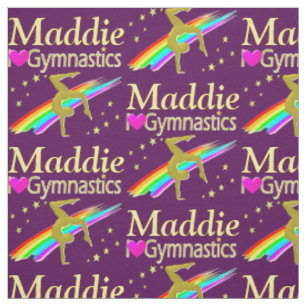 TELA BONITO PERSONALIZAR ME ENCANTA LA GIMNASTICA PURPL