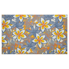 Tela Bonito plumeria aloha print