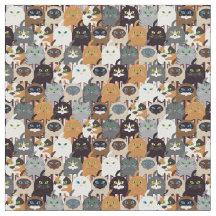 Bonitos Kitties Fabric