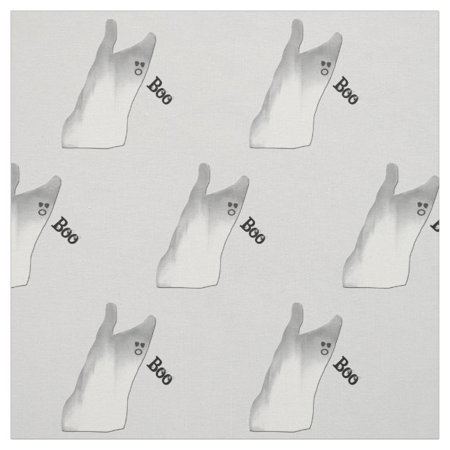 Tela Boo fantasma blanco (Retal)