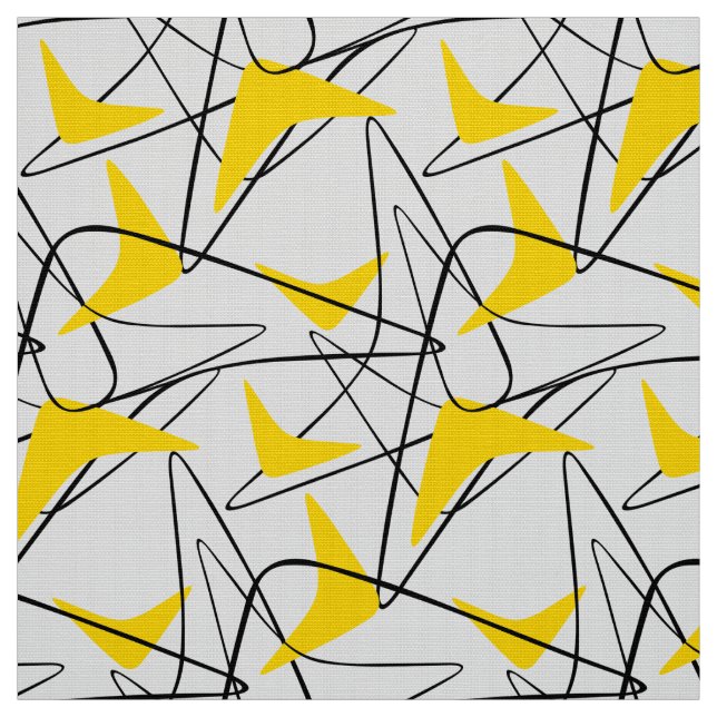 Tela Boomerang de mediados del siglo XX (Retal)