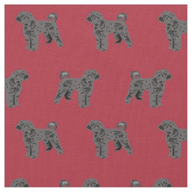 Tela Borgoña portuguesa de agua (De cerca)