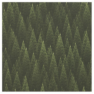 Tela Bosque de Conifer Fractal