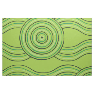 Tela Bosque tropical de arte aborigen
