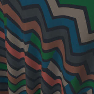 Tela Bosques en zigzag de tierra oscura