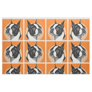 Tela Boston terrier