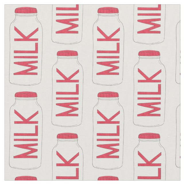 Tela Botella de jugo de leche Granja lechera Compra de  (De cerca)