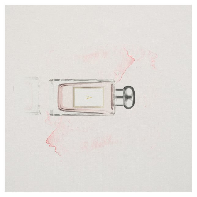 Tela Botella Perfume Monograma Elegante (Retal)