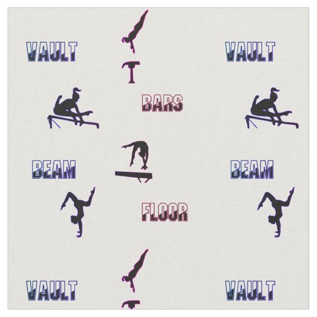 Tela Bóveda de gimnasia, bares, vigas, piso (De cerca)