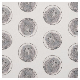 Tela Boykin Spaniel Pintando Pequeño Arte Perro Marrón 