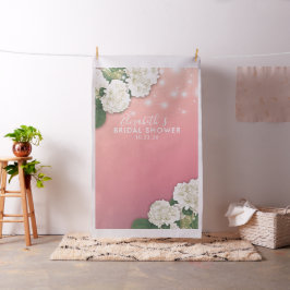 Tela Bridal Shower Photo Backdrop Flores de cuerda Luce