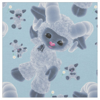 Tela Brillante Bebé Plush De Ovejas De Juguete País Azu